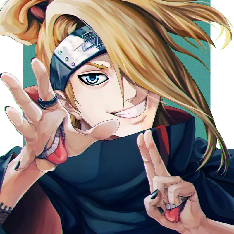 Tổng hợp ảnh fanart Deidara siêu ngầu 15