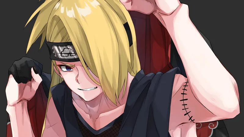 Tổng hợp ảnh fanart Deidara siêu ngầu 17