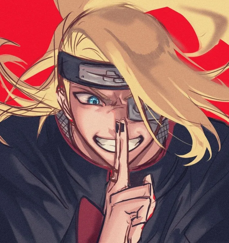 Tổng hợp ảnh fanart Deidara siêu ngầu 18