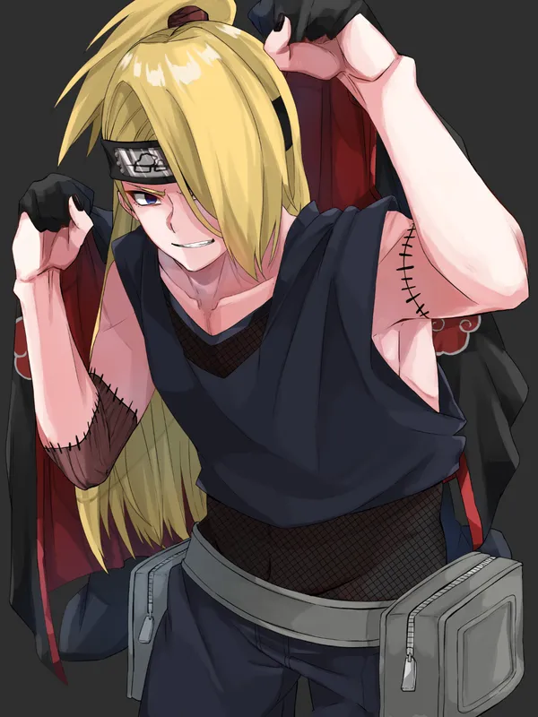 Tổng hợp ảnh fanart Deidara siêu ngầu 23