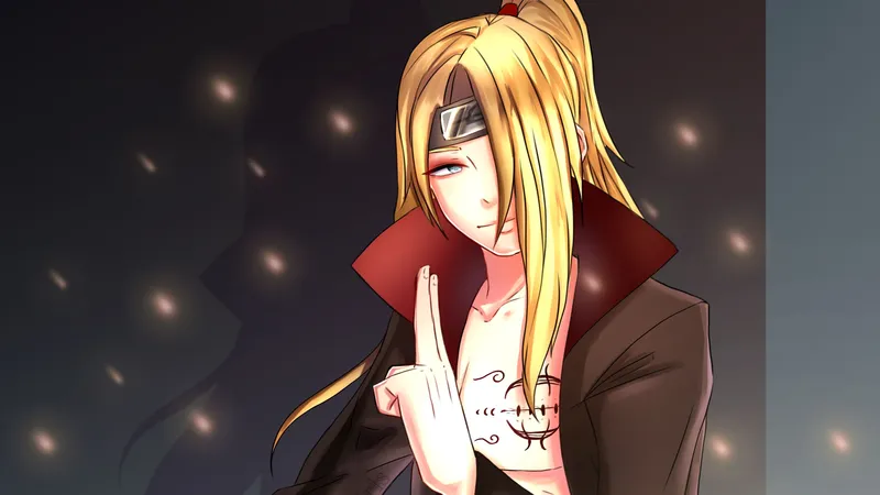 Tổng hợp ảnh fanart Deidara siêu ngầu 24