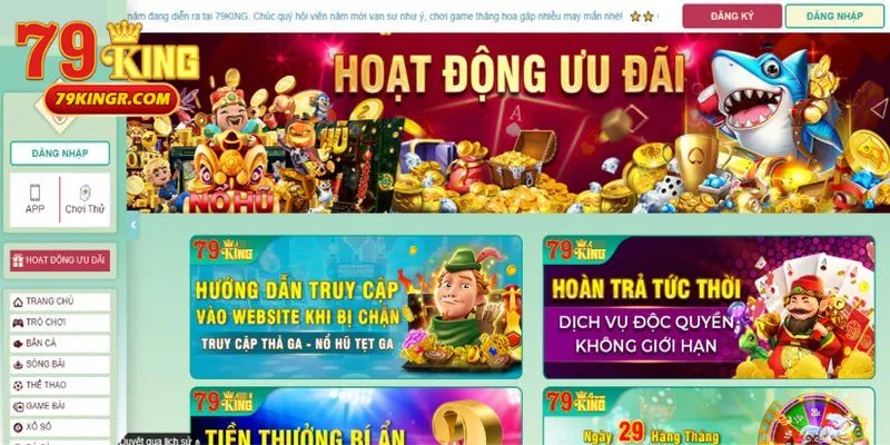 Các chương trình khuyến mãi 79King hấp dẫn nhất