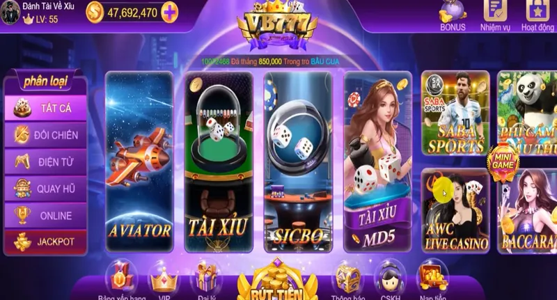 Lý do chọn game bài tại nhà cái vb777?