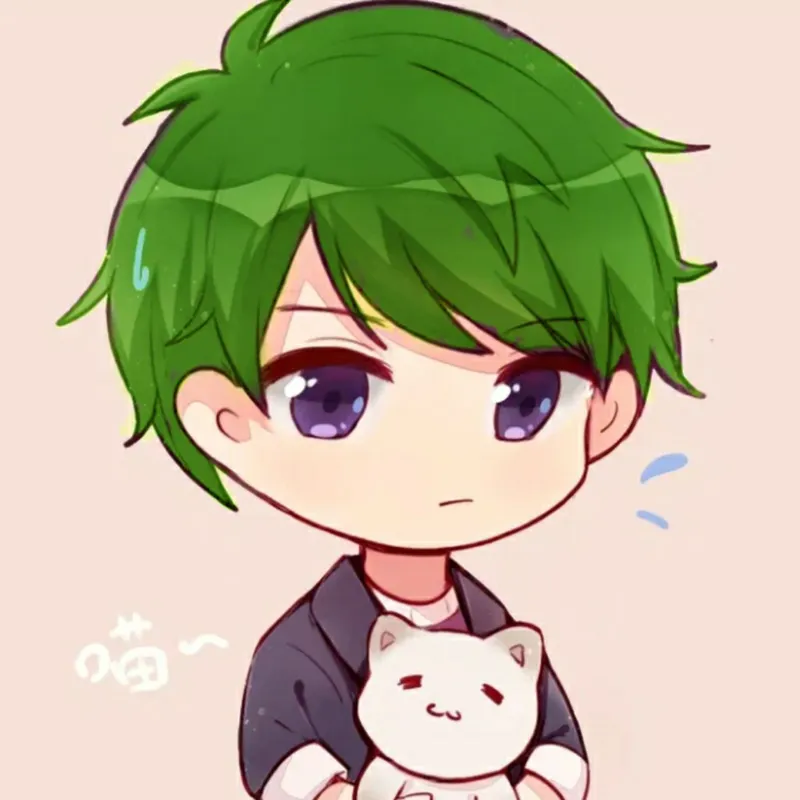 Ảnh chibi dễ thương làm avatar nữ, mang đậm phong cách anime.