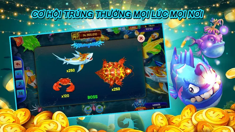 Cách nhận xu miễn phí trong game bắn cá