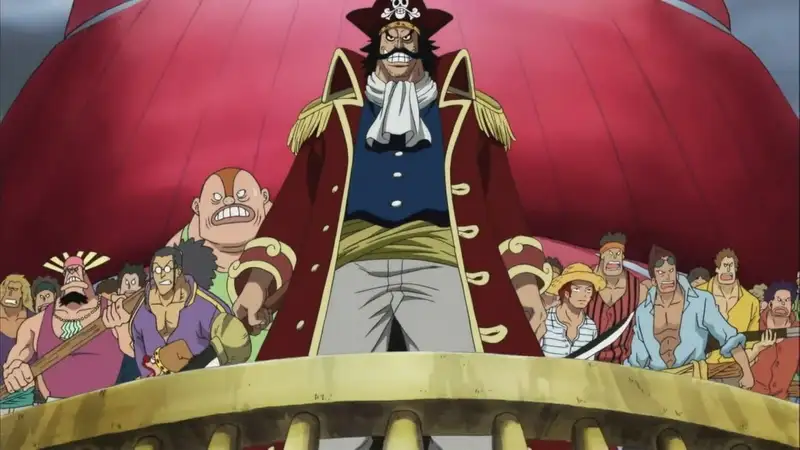 Hình ảnh Gol D. Roger mang tính biểu tượng trong One Piece