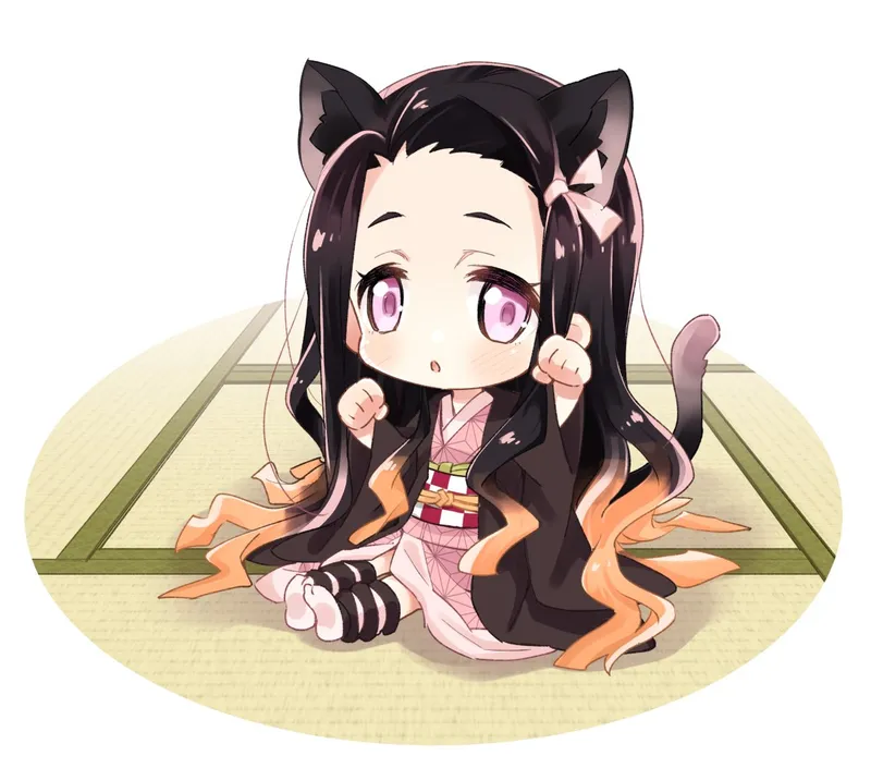 hình ảnh nezuko chibi 32