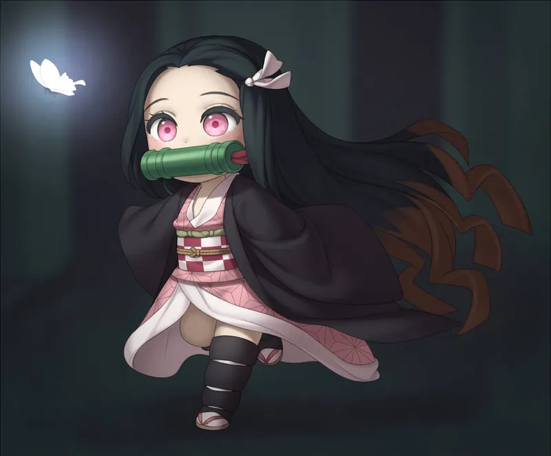 hình ảnh nezuko chibi 44