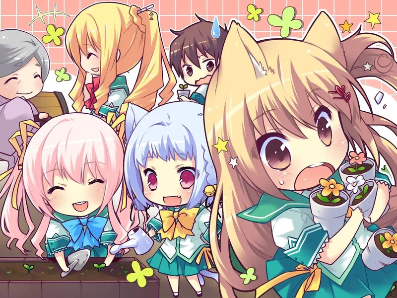 Hình nền anime chibi dễ thương 2