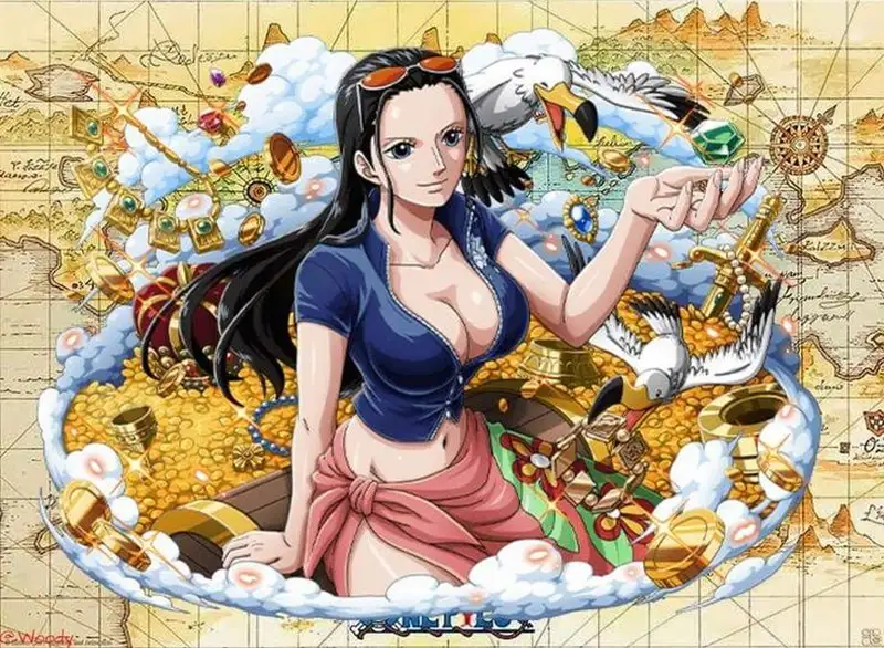 Nico Robin thể hiện sự mạnh mẽ qua ánh mắt trong ảnh