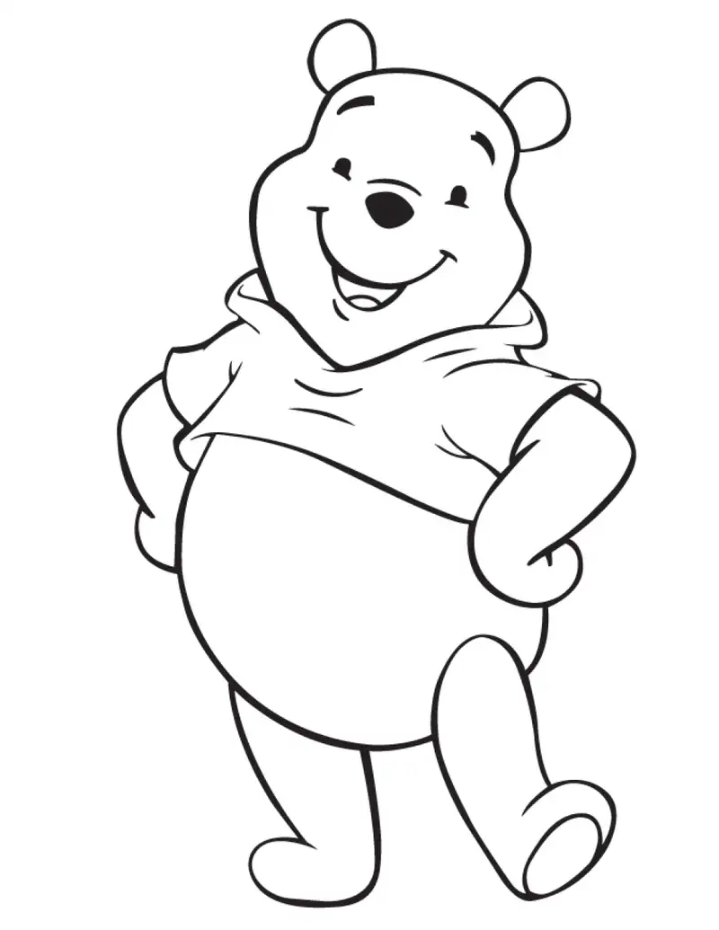 tranh tô màu Winnie the Pooh 30