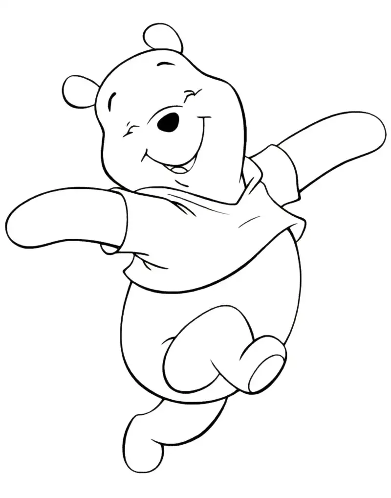 tranh tô màu Winnie the Pooh 29