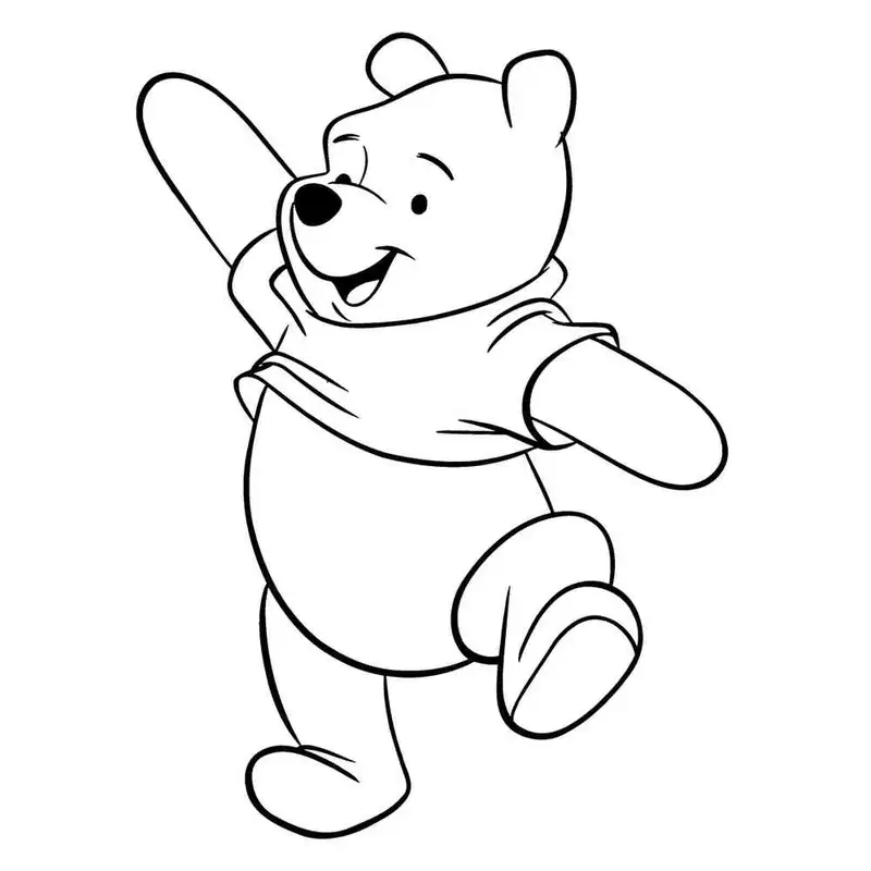 tranh tô màu Winnie the Pooh 28