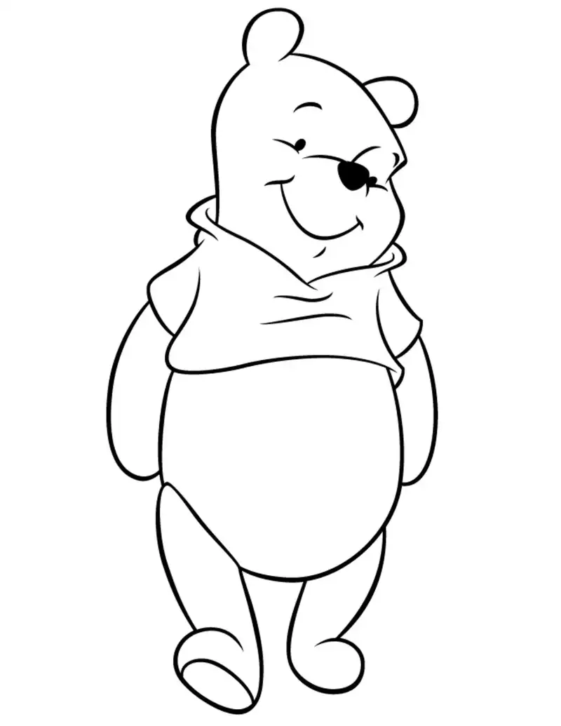 tranh tô màu Winnie the Pooh 27