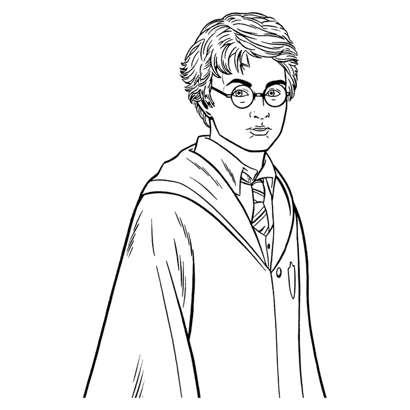 Tranh tô màu Harry Potter 21