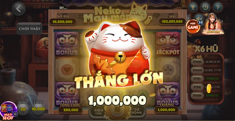 3. Cách Thức Chơi Game Nổ Hũ Neko Max10