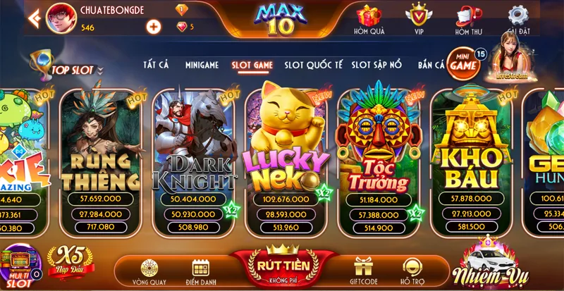 1. Giới Thiệu Về Game Nổ Hũ Neko Max10