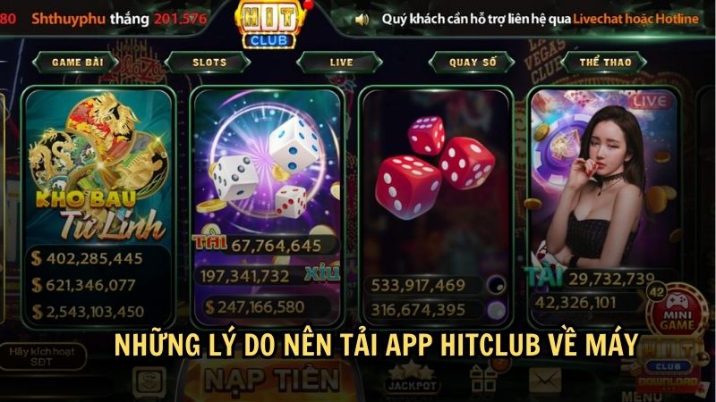 Những lý do nên tải Hit club về máy