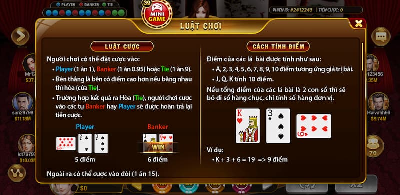 Hướng dẫn cách chơi baccarat tại trang chủ nhà cái Hit Club