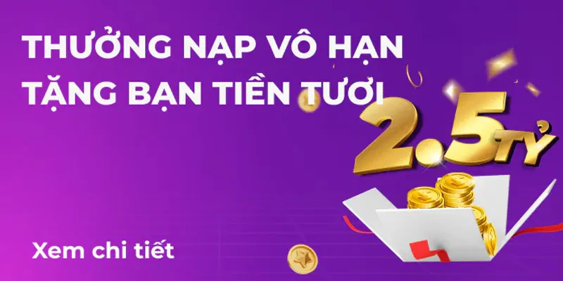 1. Thưởng 100% nạp tiền lần đầu cho người chơi mới