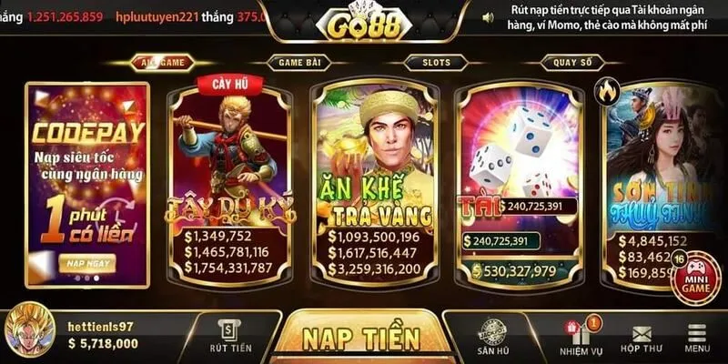 Nguồn gốc của slot game go88