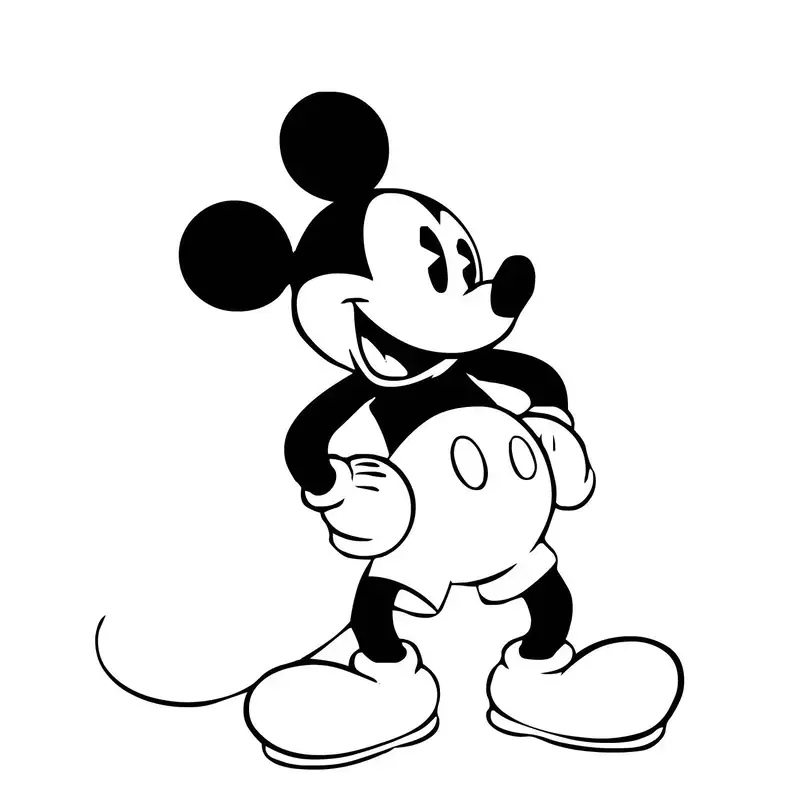 Bộ sưu tập tranh tô màu chuột Mickey đẹp nhất