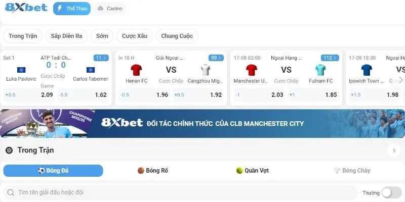 Hướng dẫn đăng nhập 8XBET với 3 bước